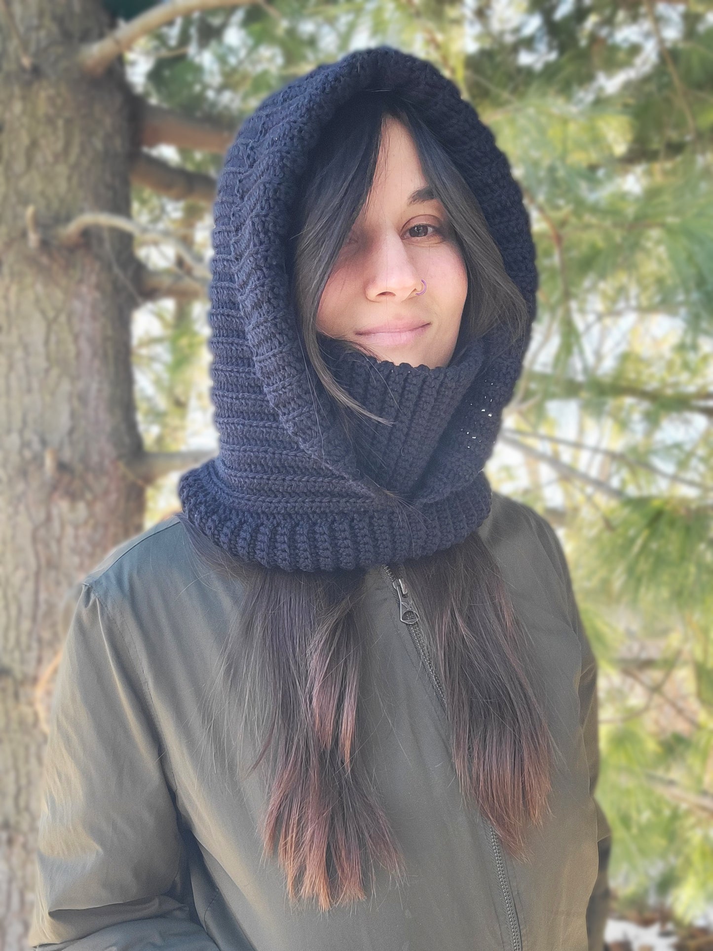 Turtleneck hood