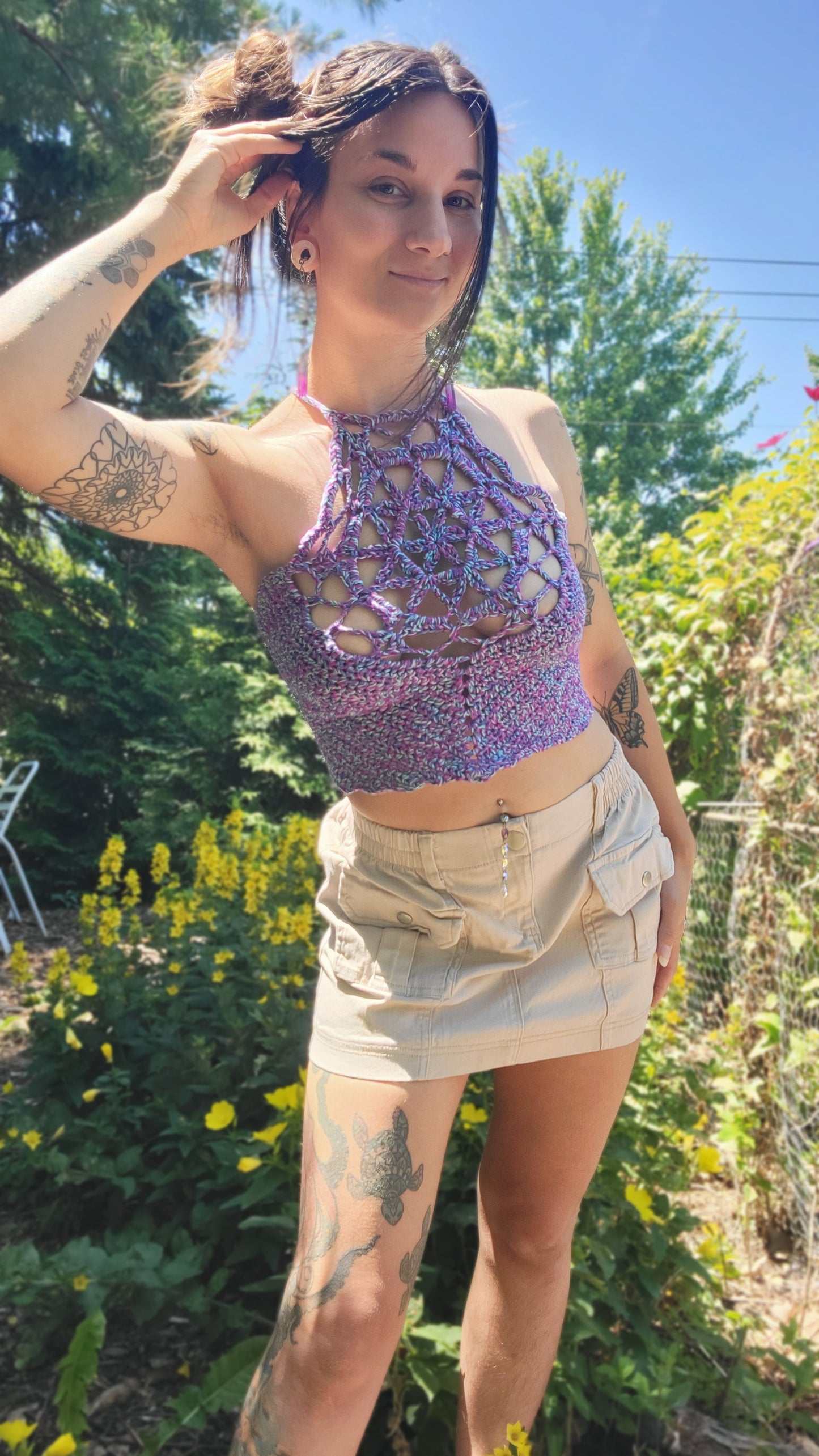 Flower of Life halter top