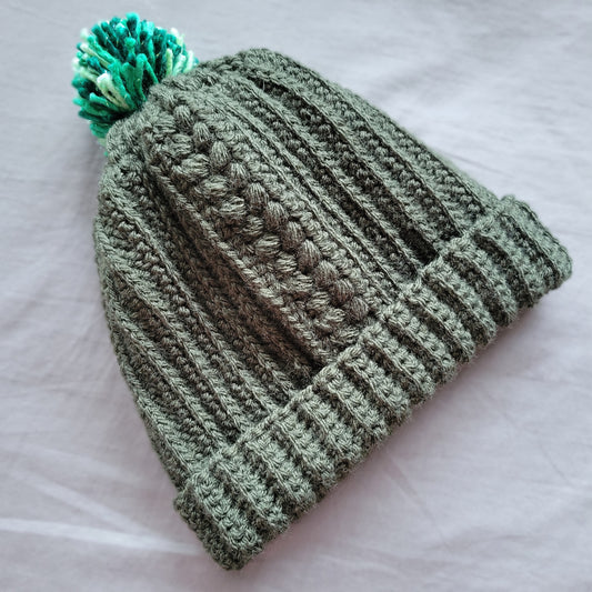 Scrappy Sage beanie