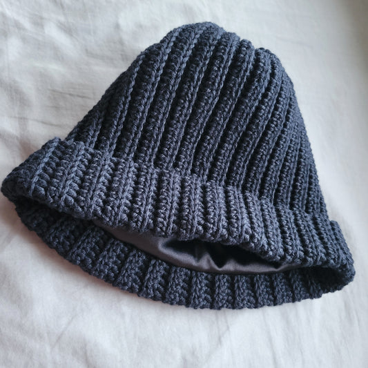 Satin-lined beanie