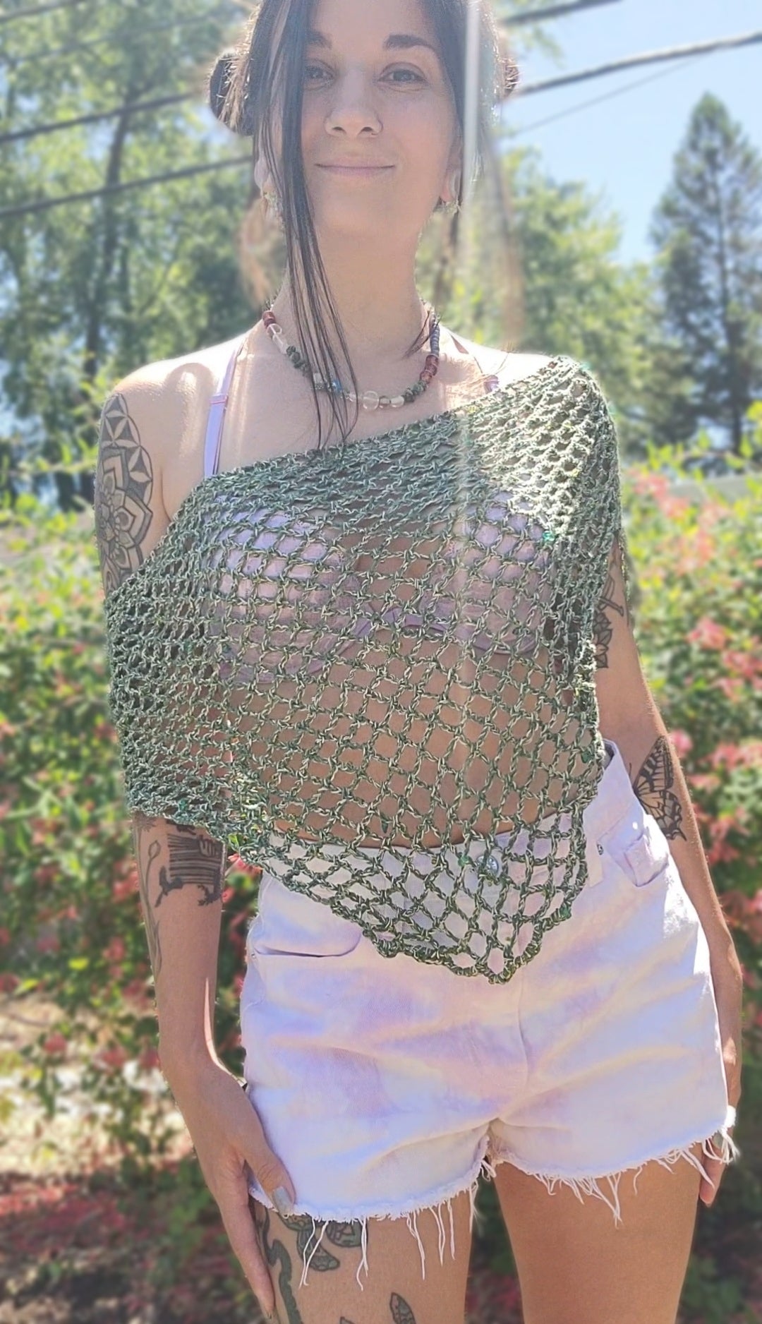 Gemstone poncho