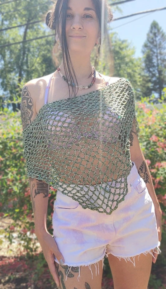 Gemstone poncho