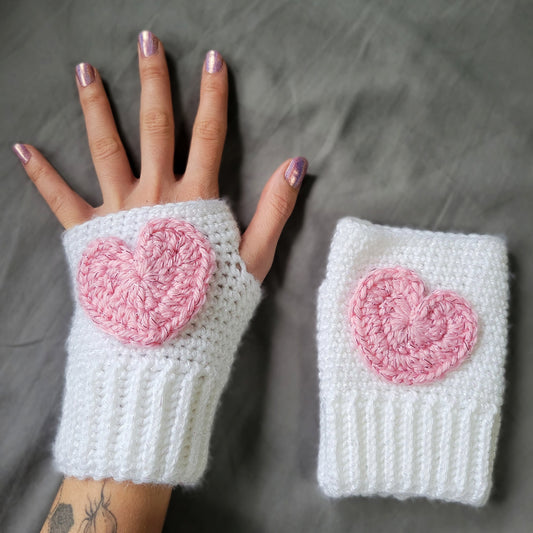 Ice Princess fingerless gloves