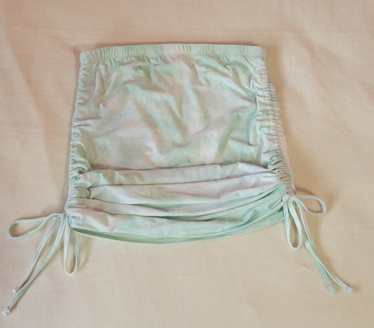 Tie-dye scrunch skirt