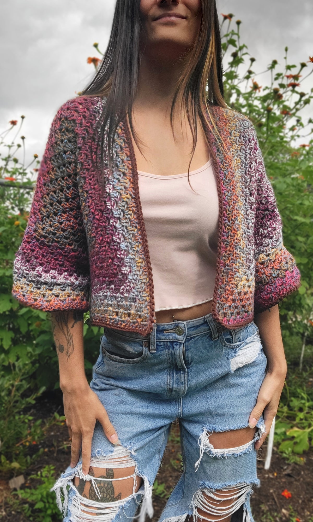 Equinox cropped cardigan